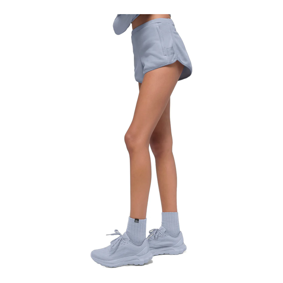 alo Polar Fleece Retreat Short - Winter Frost - Image 3