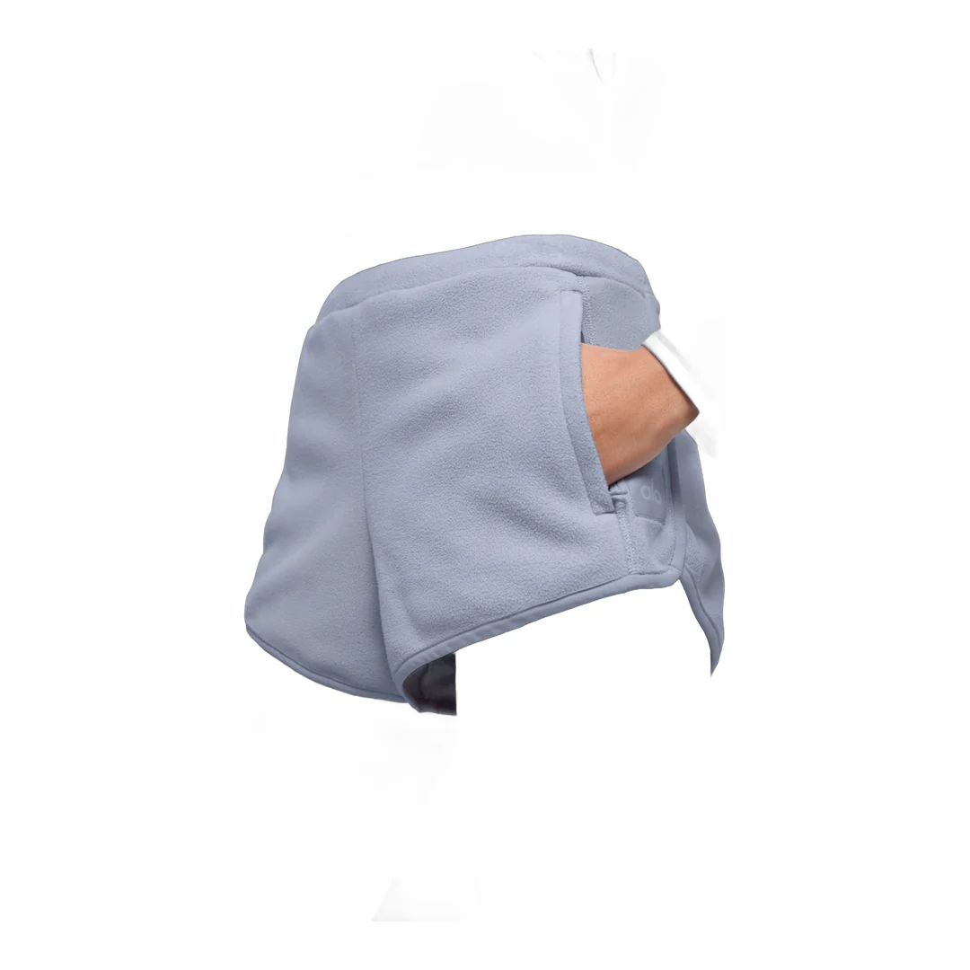 alo Polar Fleece Retreat Short - Winter Frost - Image 4