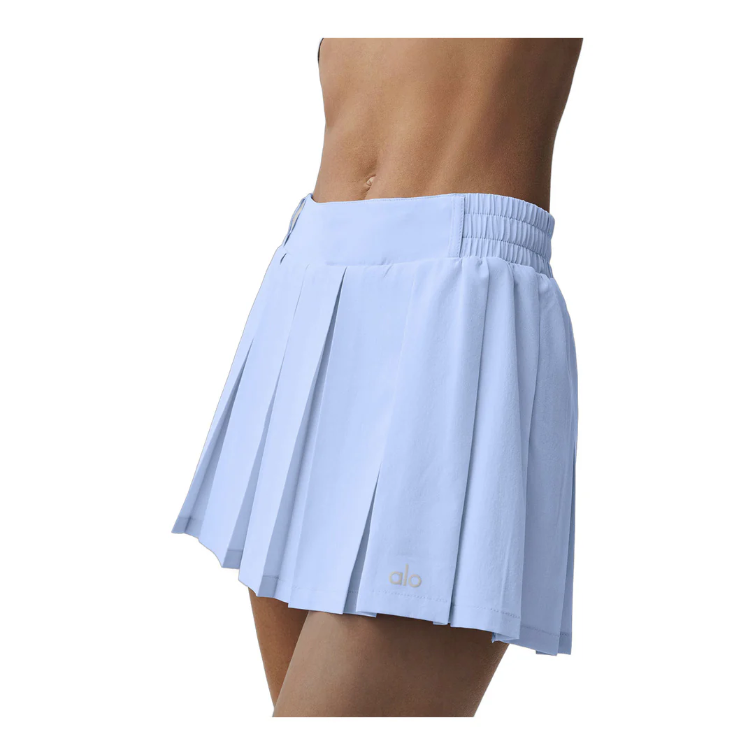 alo Rally Tennis Skirt - Light Provence Blue - Image 3