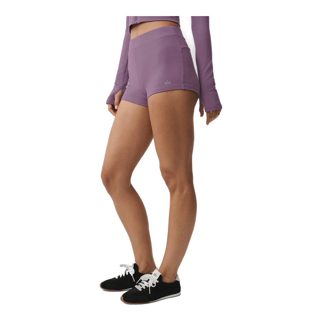 alo Sway My Way Micro Short - Plum Kiss - Image 3