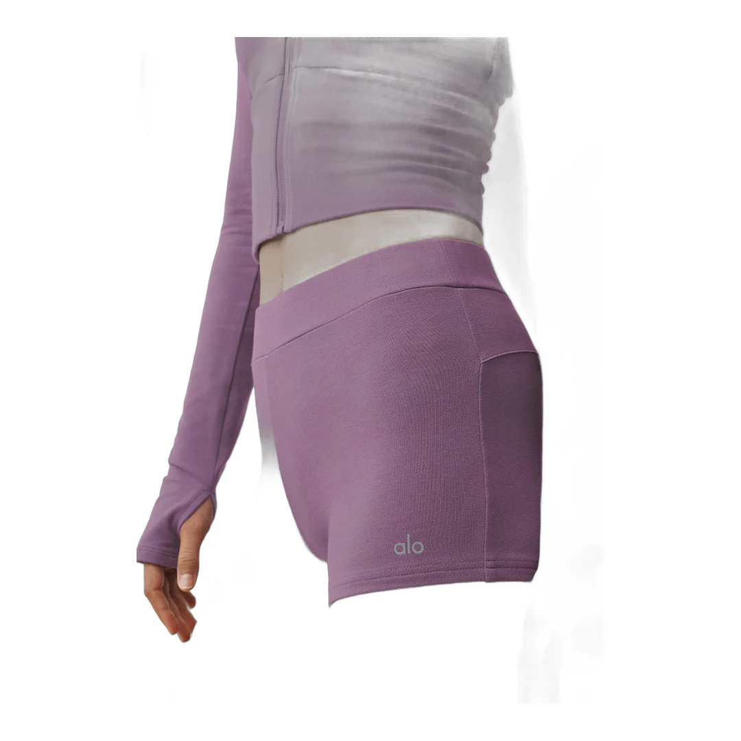 alo Sway My Way Micro Short - Plum Kiss - Image 4