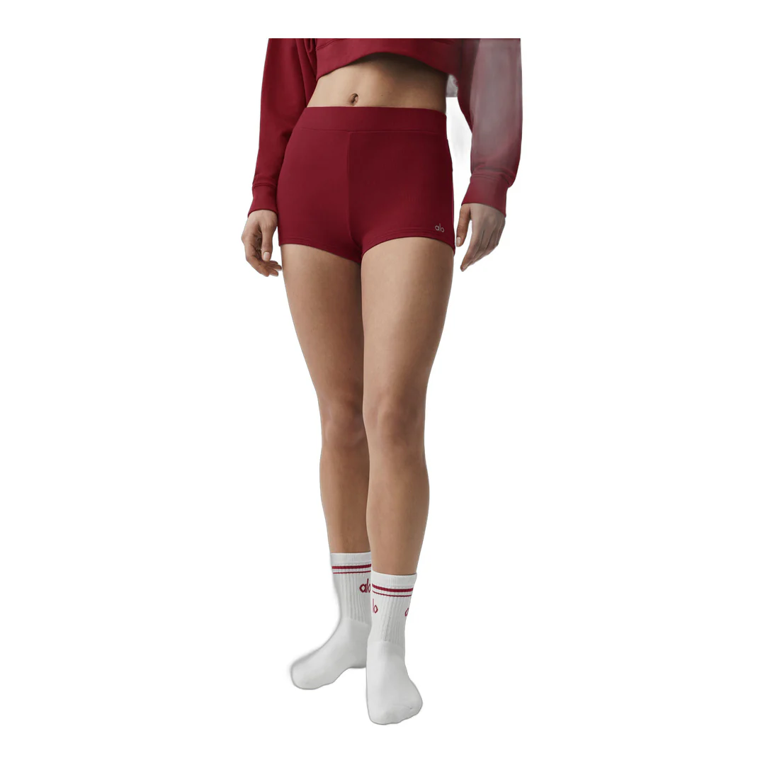 alo Sway My Way Micro Short - Summer Romance Red - Image 3