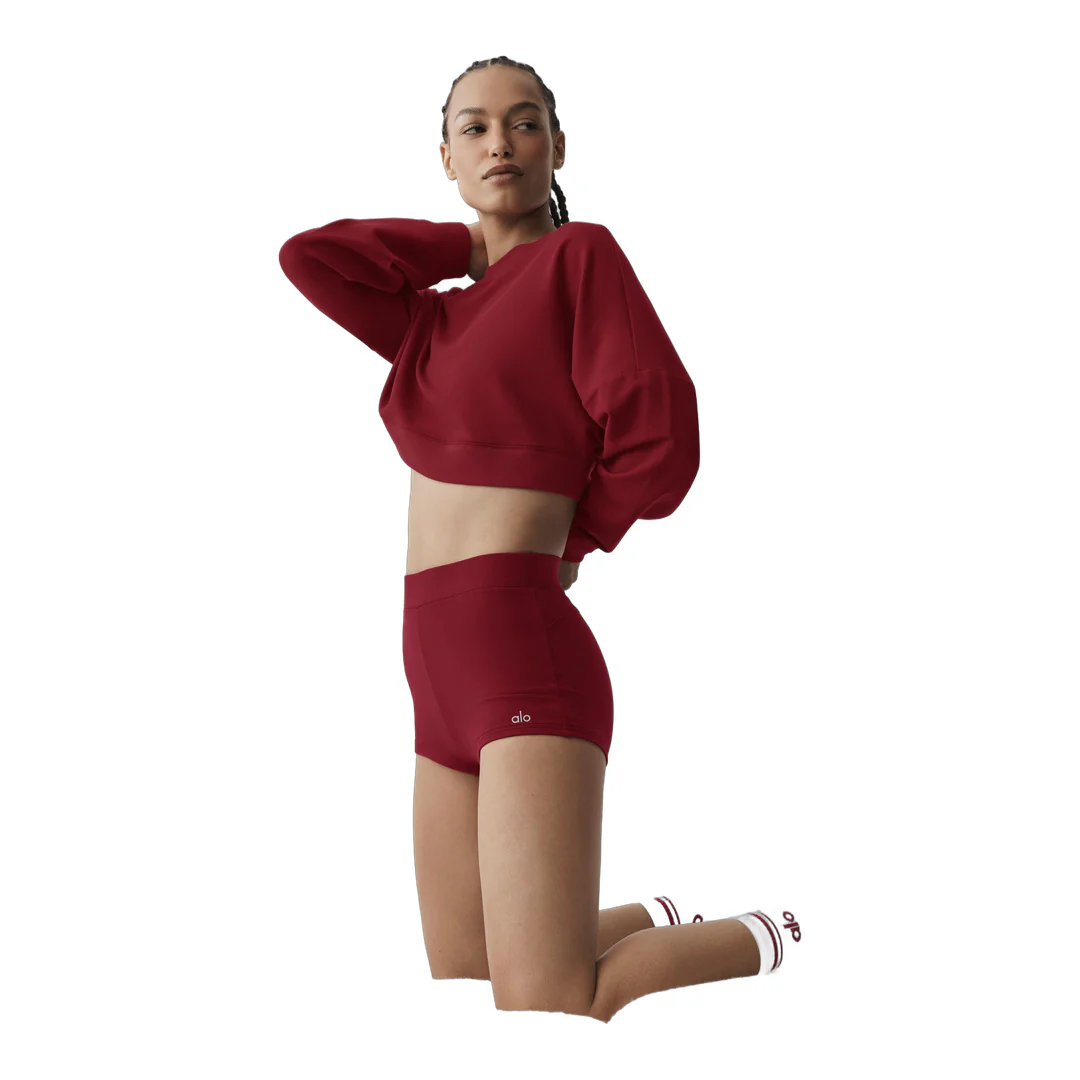 alo Sway My Way Micro Short - Summer Romance Red - Image 5