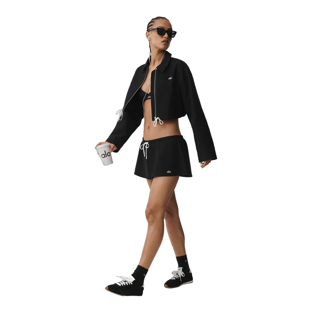 alo Low-Rise Fan Favorite Micro Skirt - Black - Image 6