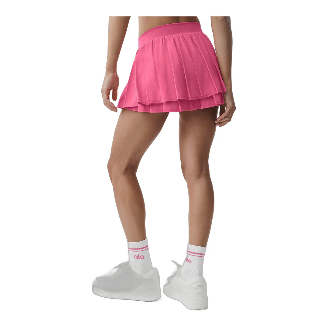 alo Double Or Nothing Tennis Skirt - Paradise Pink - Image 4