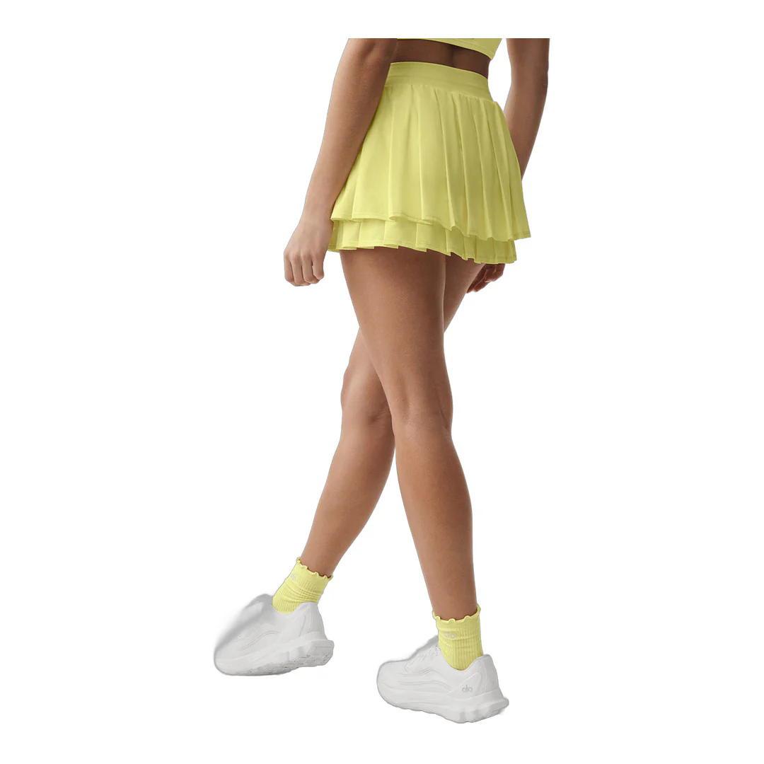 alo Double Or Nothing Tennis Skirt - Sunshine - Image 4