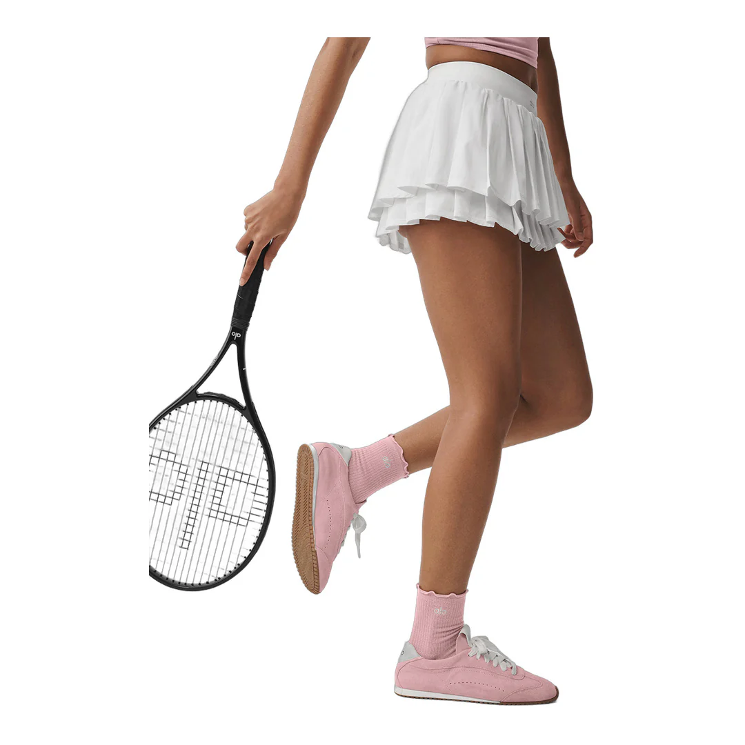 alo Double Or Nothing Tennis Skirt - White - Image 6