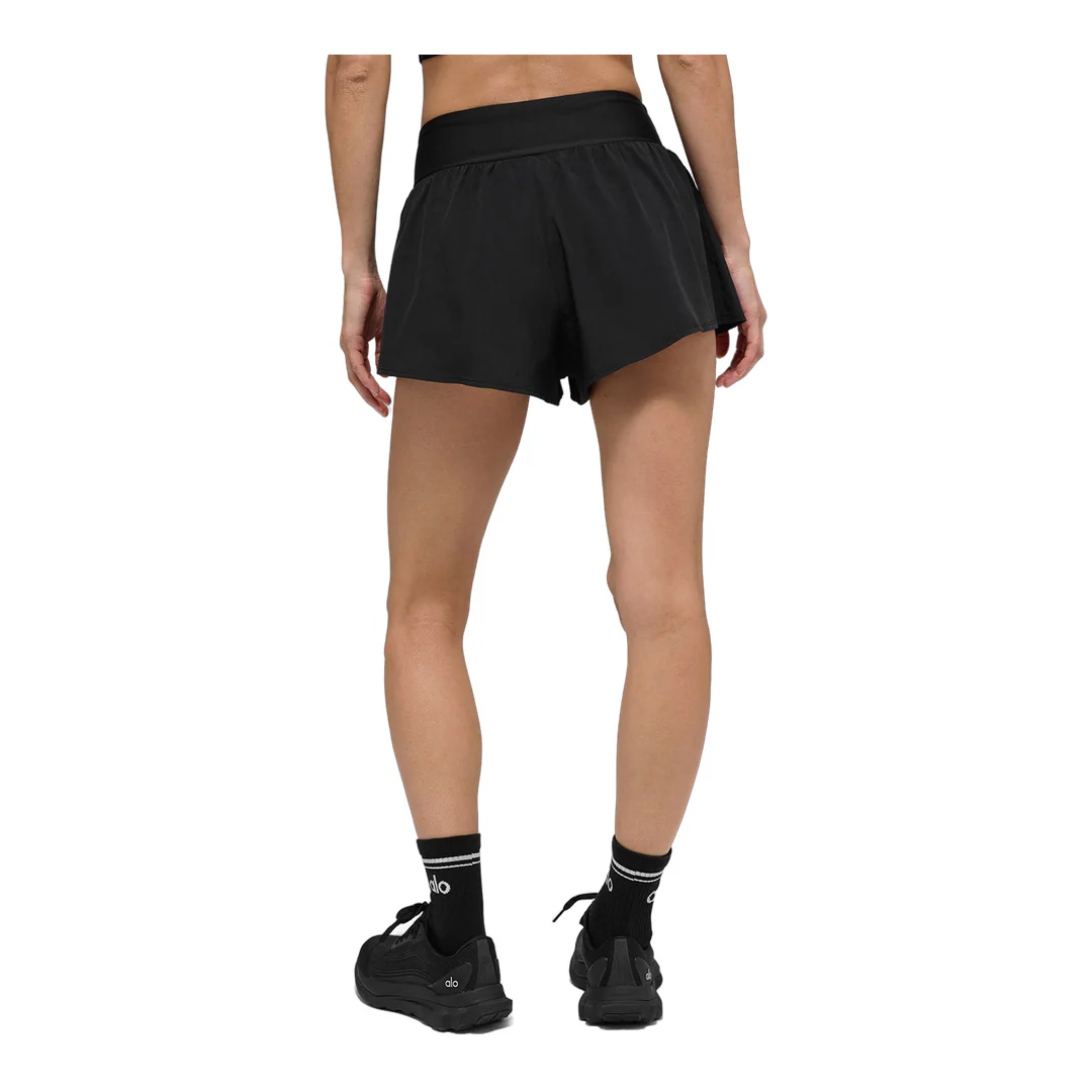 alo Victory Running Short - Black - Image 3