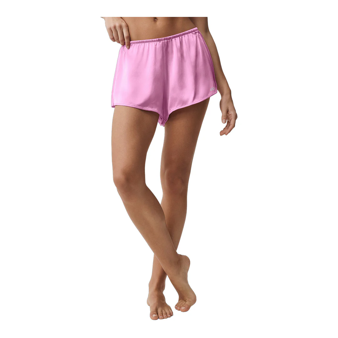 alo Silk Luminous Short - Candy Heart Pink - Image 3