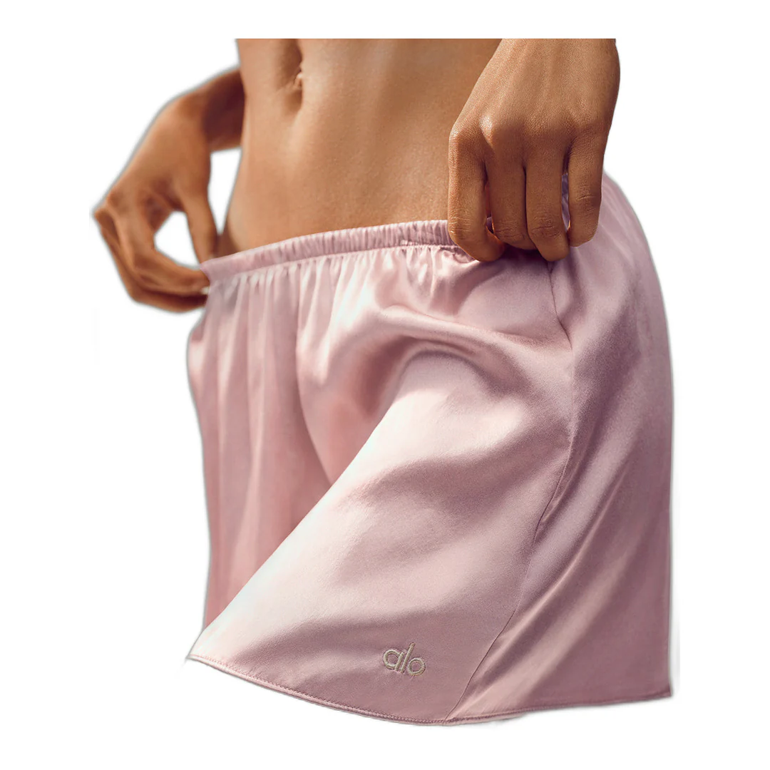 alo Silk Luminous Short - Pink Champagne - Image 2