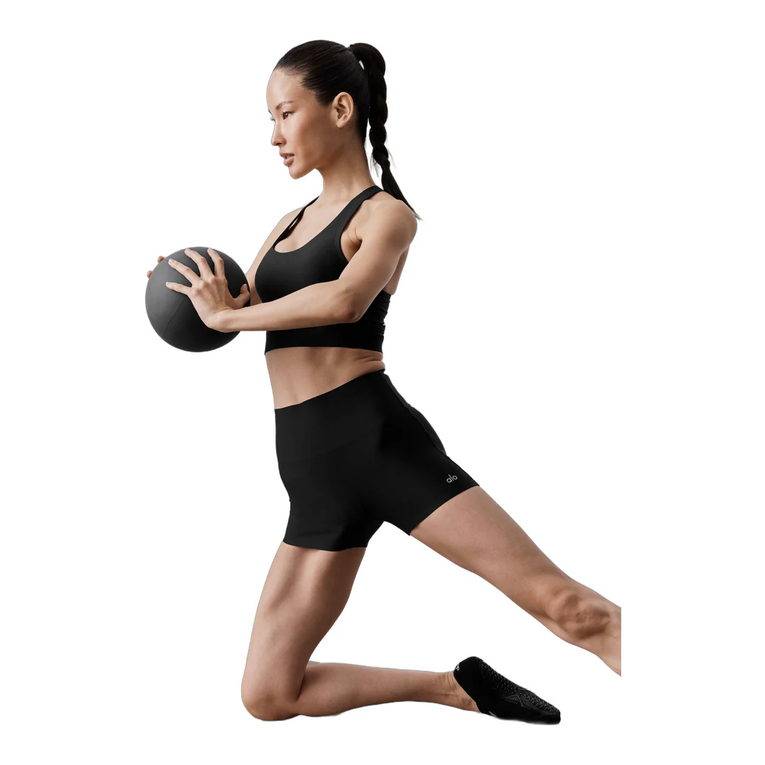 alo 3" Airlift High-Waist Sleek Short - Black