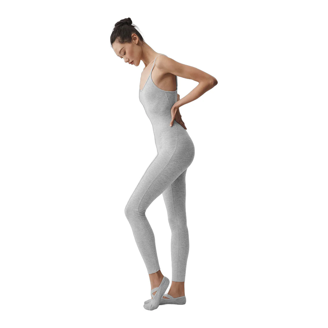 alo Alosoft One And Done Onesie - Athletic Heather Grey - Image 3