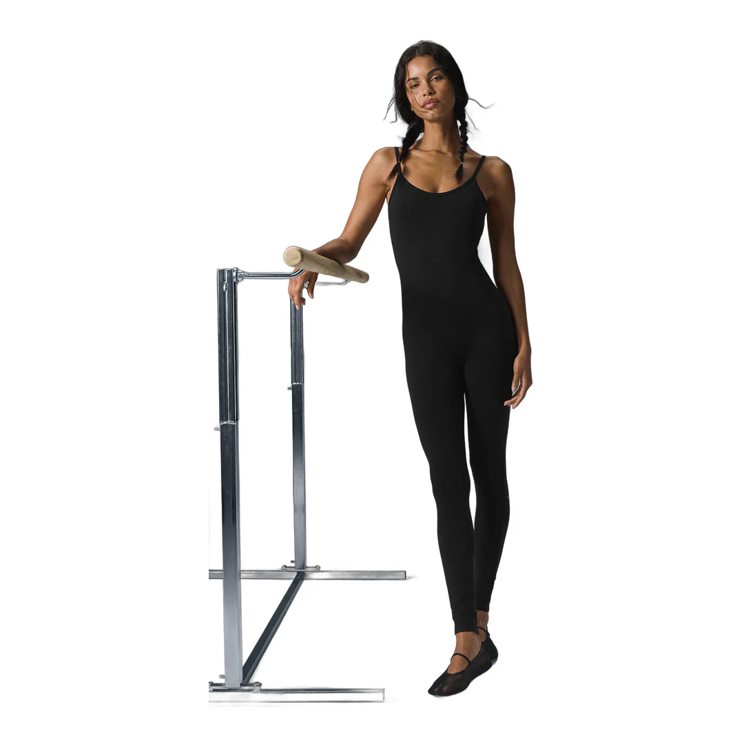 alo Airbrush One And Done Onesie - Black