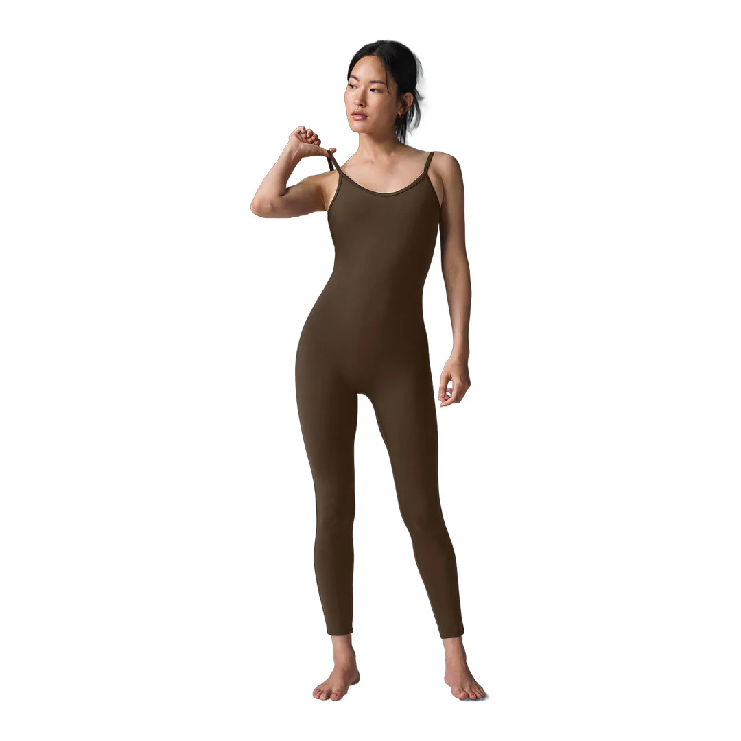 alo Airbrush One And Done Onesie - Espresso