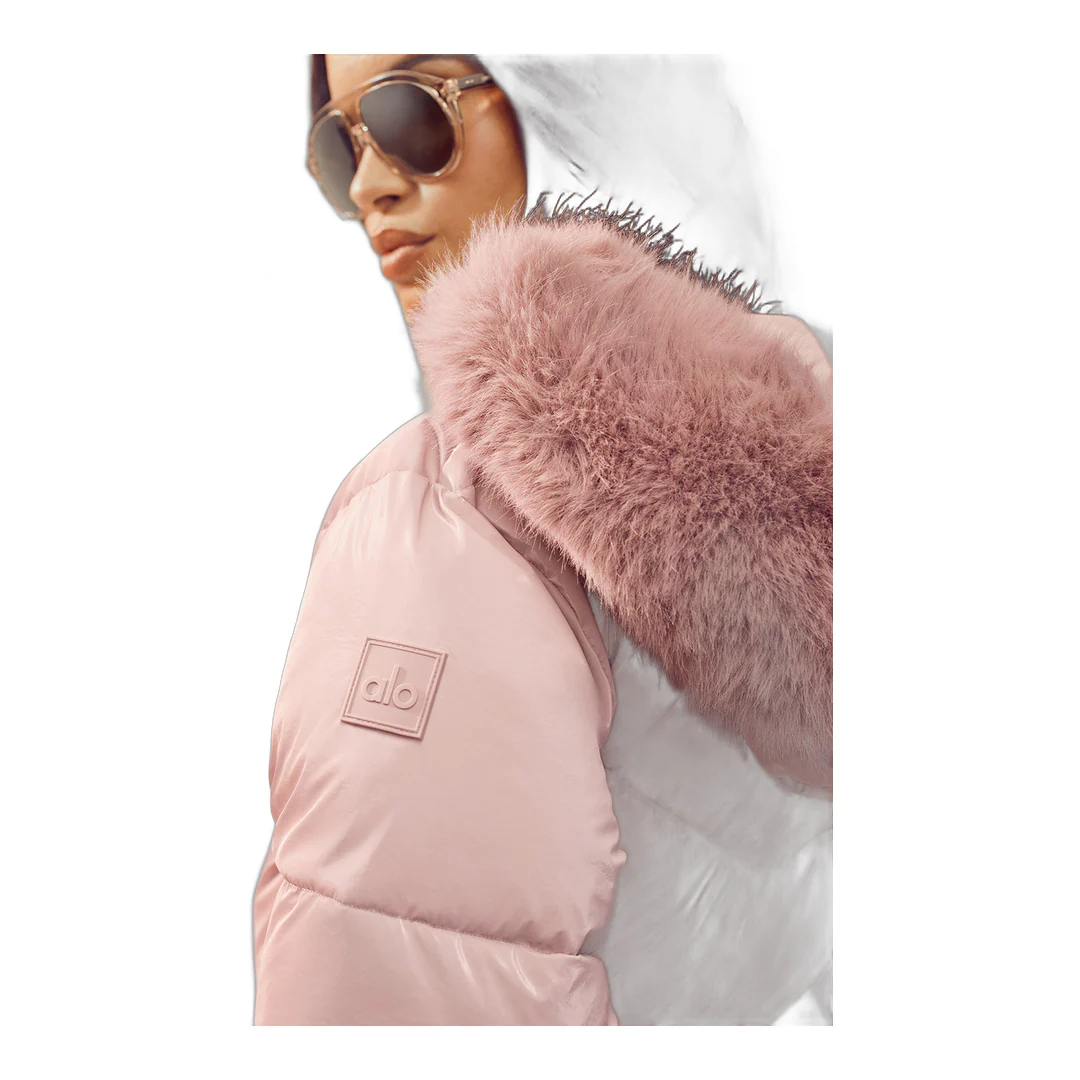 alo Polar Star Ski Suit - Pink Champagne - Image 3