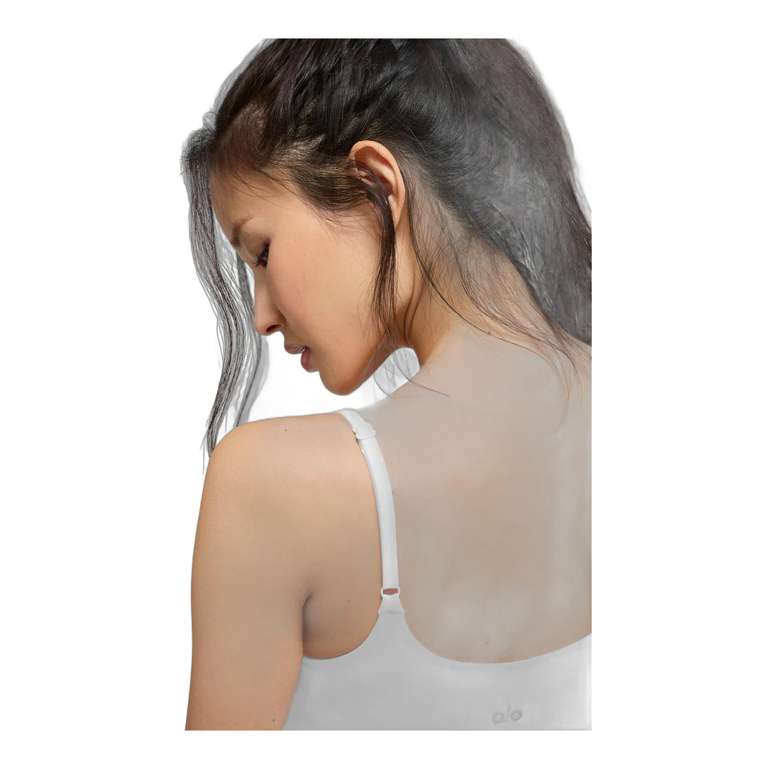 alo Alosoft Encore Tennis Dress - White - Image 4