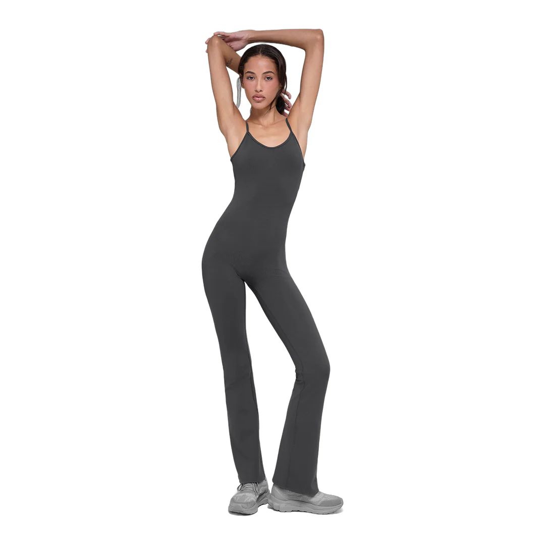 alo Airbrush Bootcut One And Done Onesie - Anthracite - Image 6