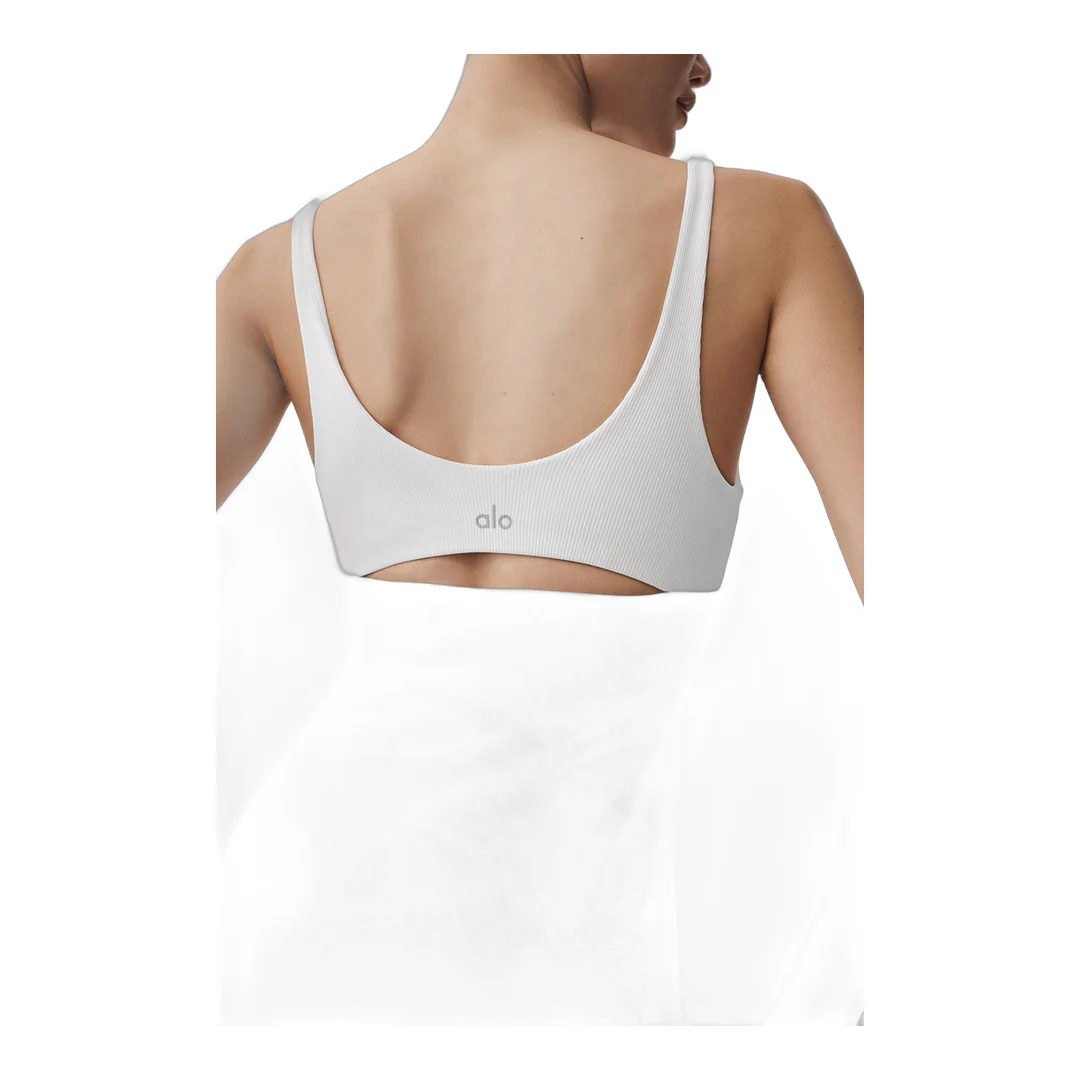 alo Slice Tennis Dress - White - Image 3