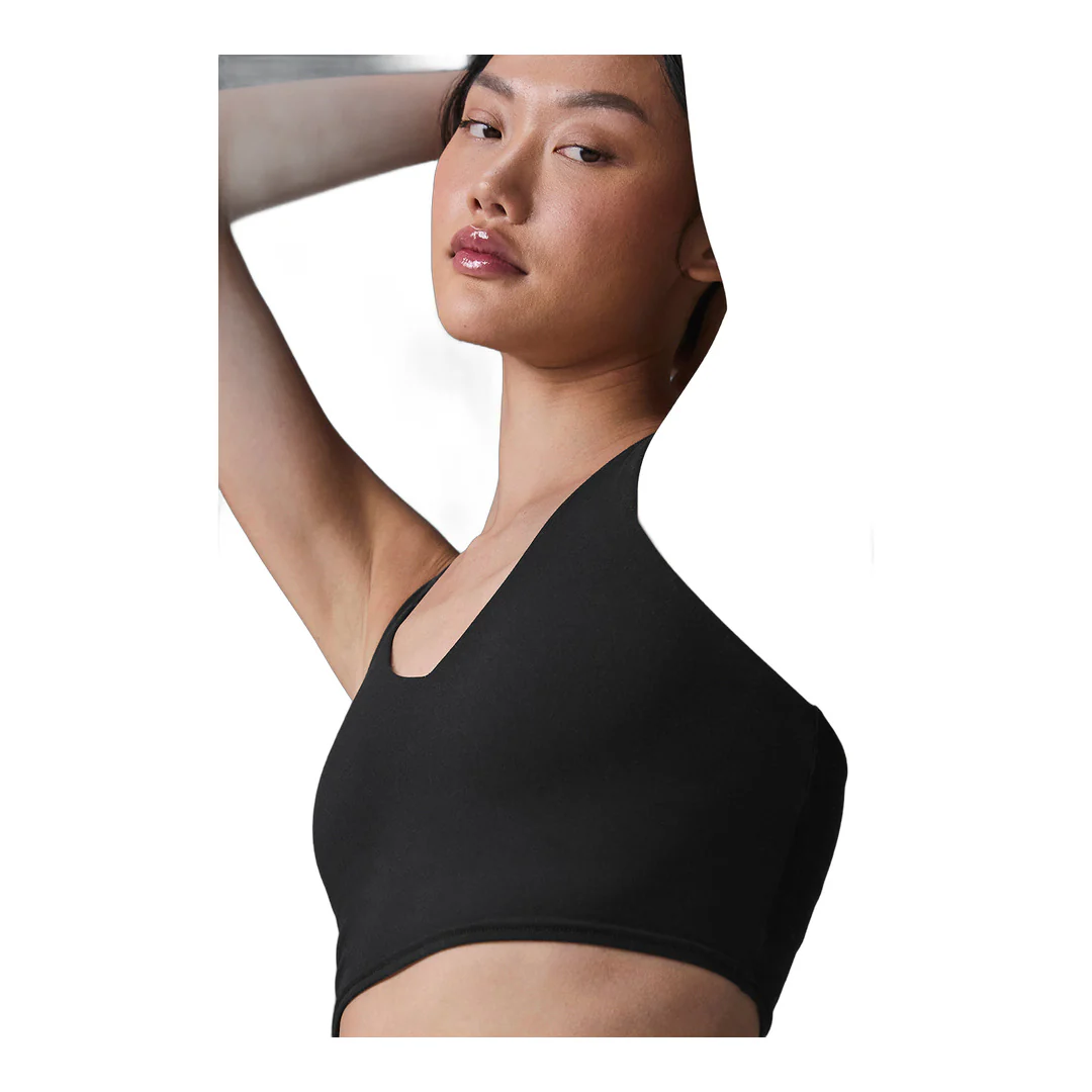 alo Airbrush Real Bra Tank - Black - Image 4