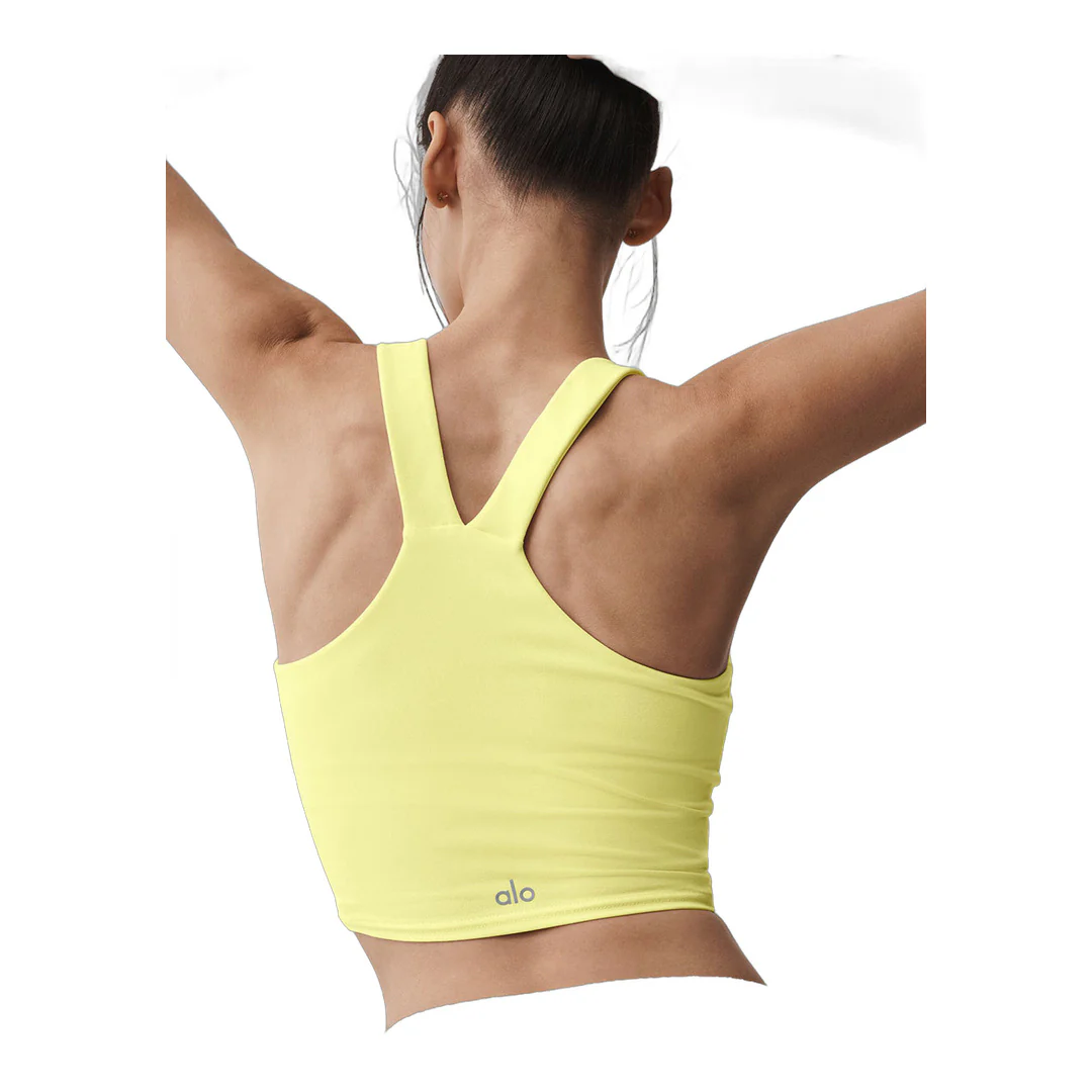 alo Airbrush Real Bra Tank - Sunshine - Image 2