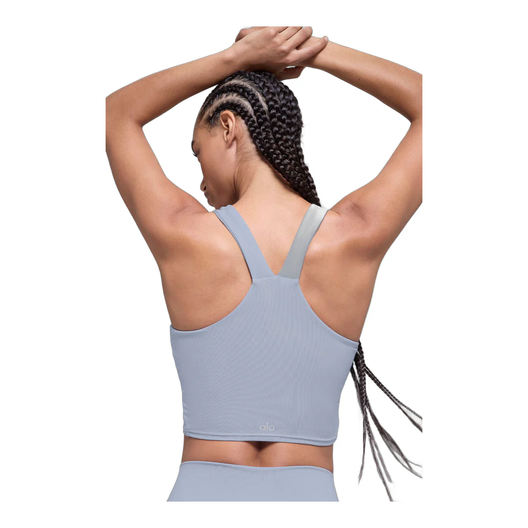 alo Airbrush Real Bra Tank - Winter Frost - Image 2