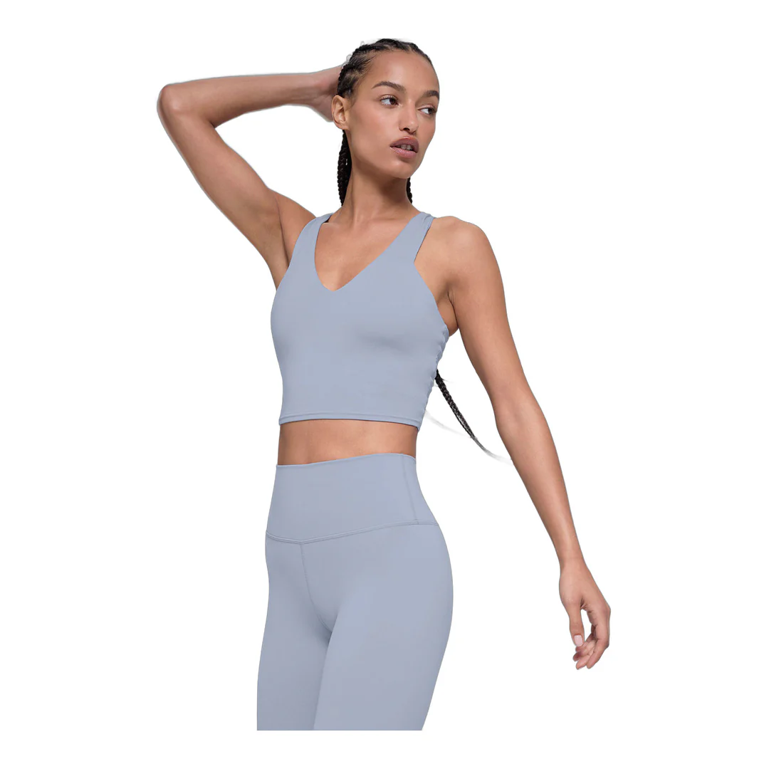 alo Airbrush Real Bra Tank - Winter Frost - Image 4