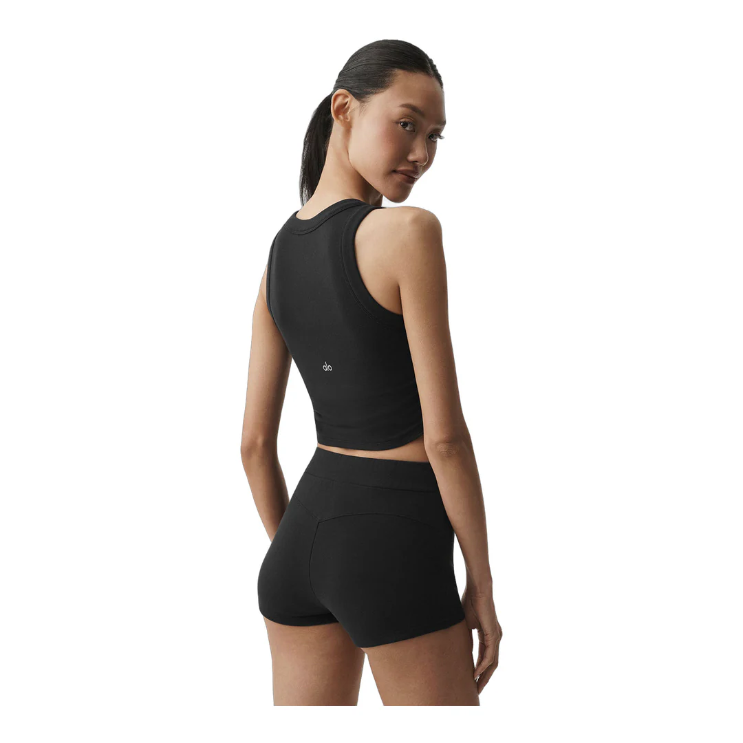 alo Sway Bra Tank - Black - Image 2