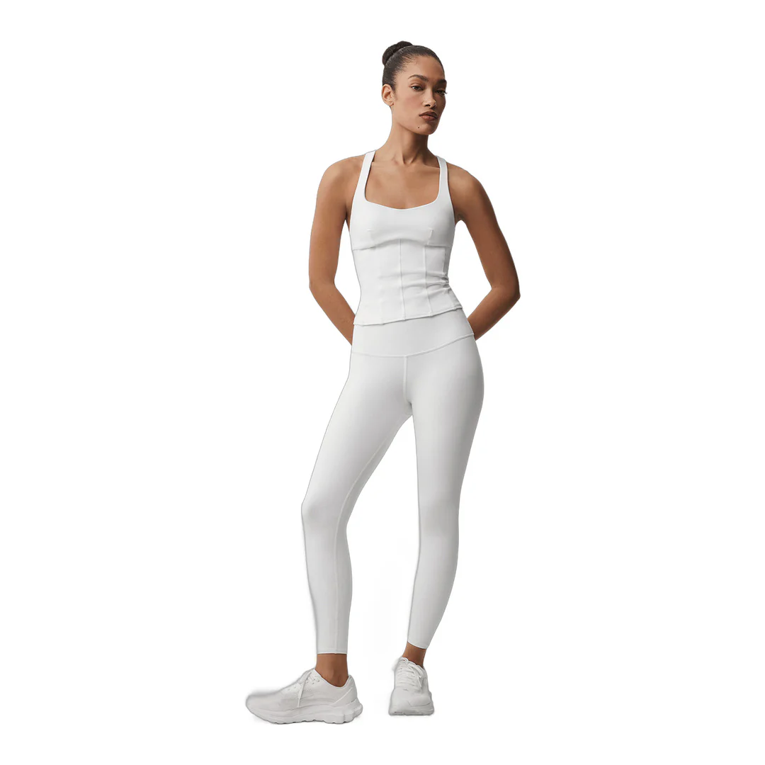 alo Airbrush Sparks Fly Corset Tank - White - Image 5