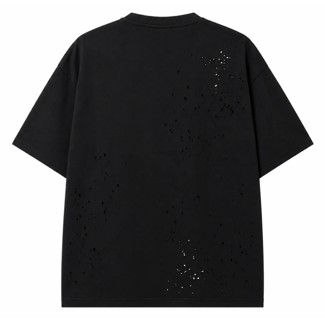 AMIRI HOLLYWOOD SHOTGUN Tee BLACK - Image 2