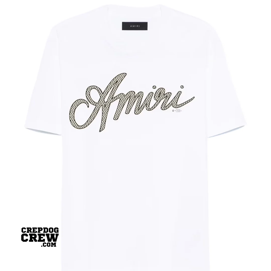 AMIRI SCRIPT TEE WHITE