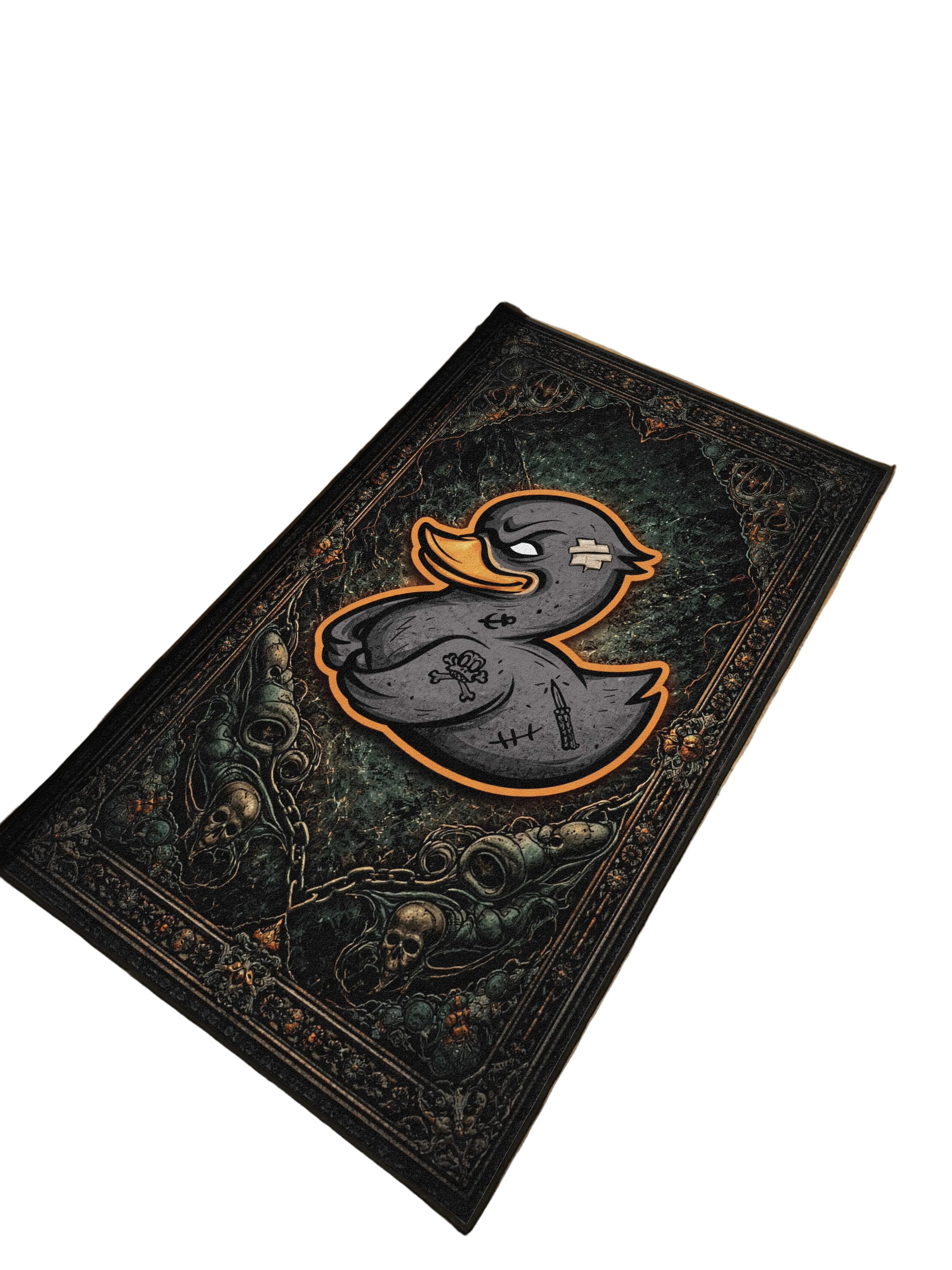 Angry Duck Traditional Washable Custom Rug