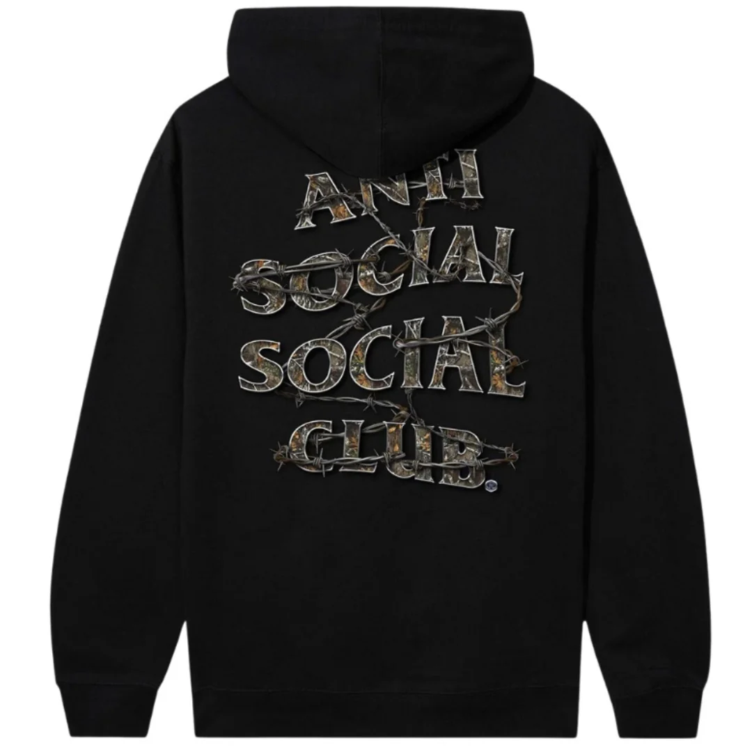 ANTI SOCIAL SOCIAL CLUB BUCK HOODIE BLACK - Image 2