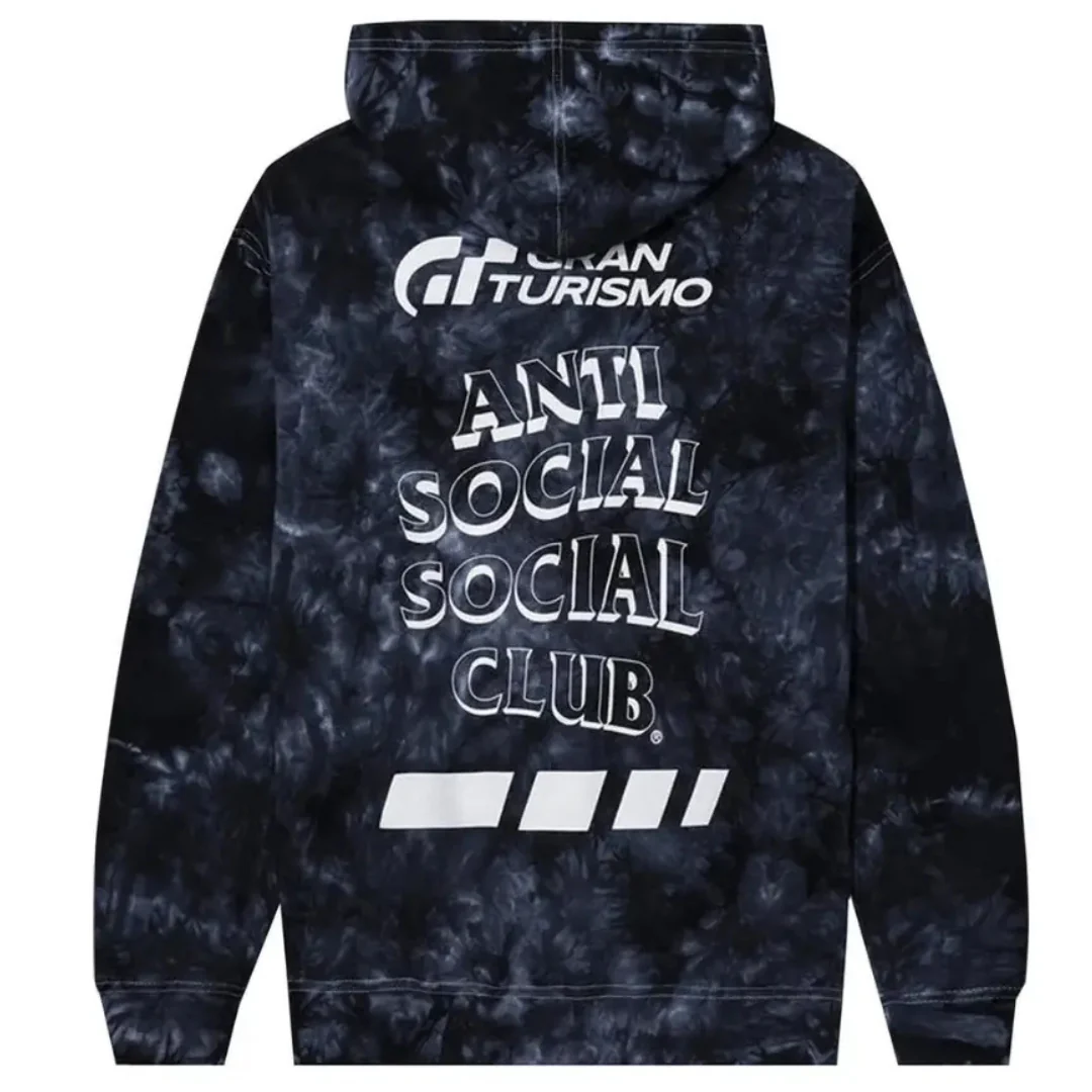 ANTI SOCIAL SOCIAL CLUB X GRAN TURISMO DYE HOODIE BLACK - Image 2