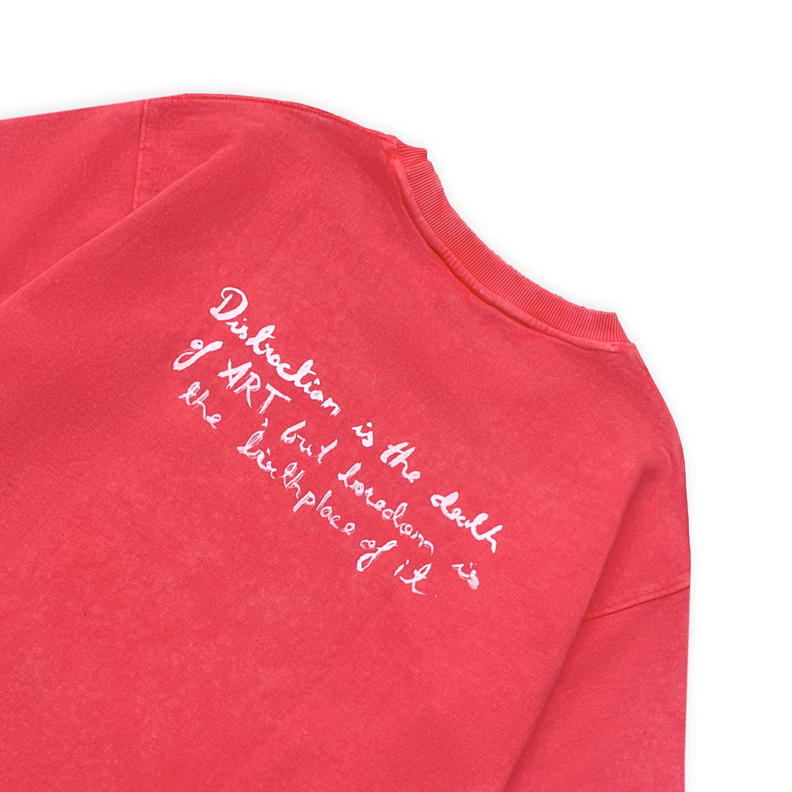 ART QUOTE T-SHIRT (SCARLET) - Image 2