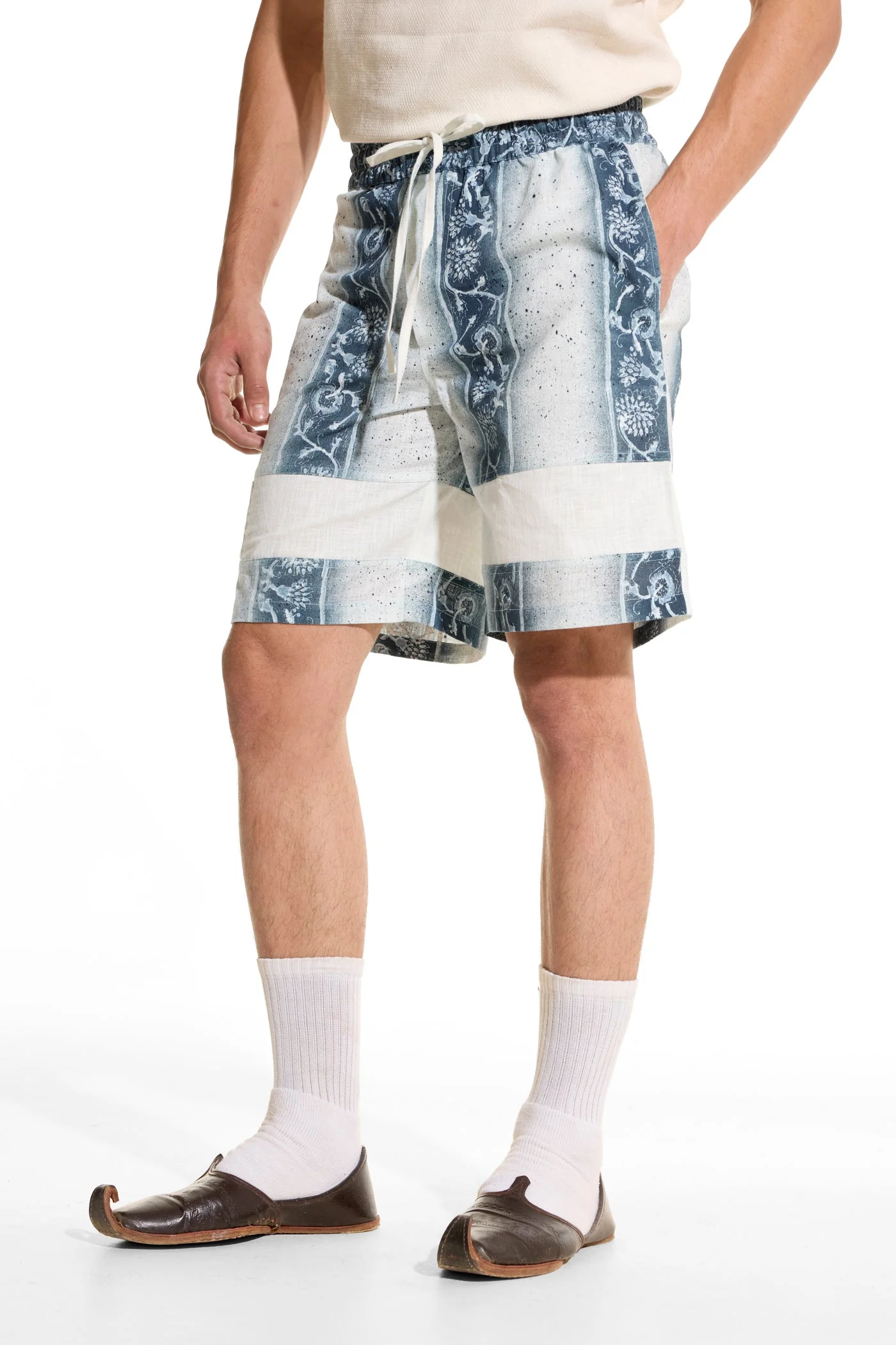 Artisanal Stripe Shorts - Image 3