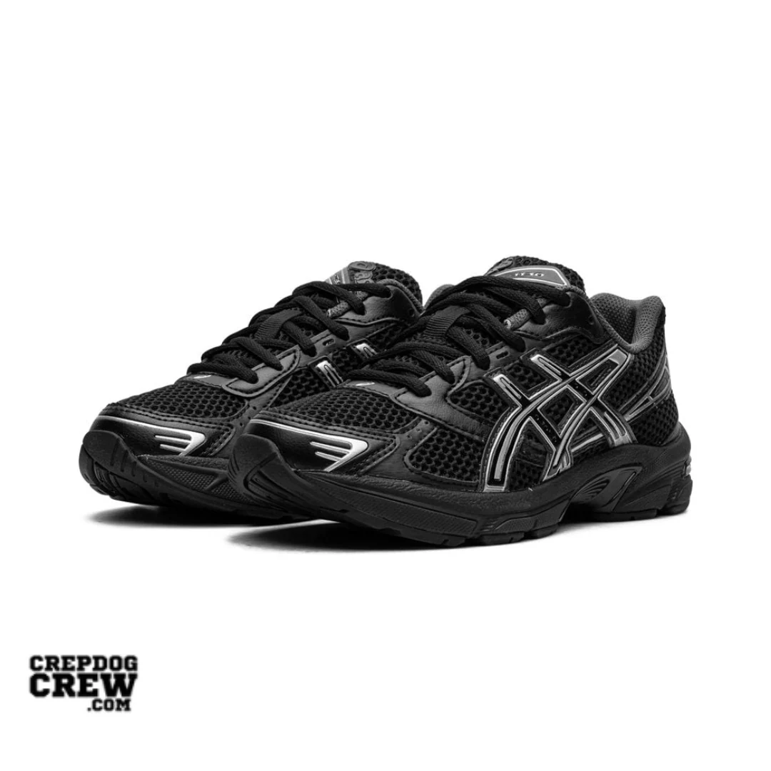 ASICS Gel-1130 Black Pure Silver - Image 2