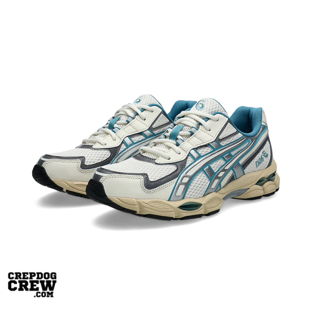 ASICS Gel-NYC 2055 Cream Blue Teal - Image 2