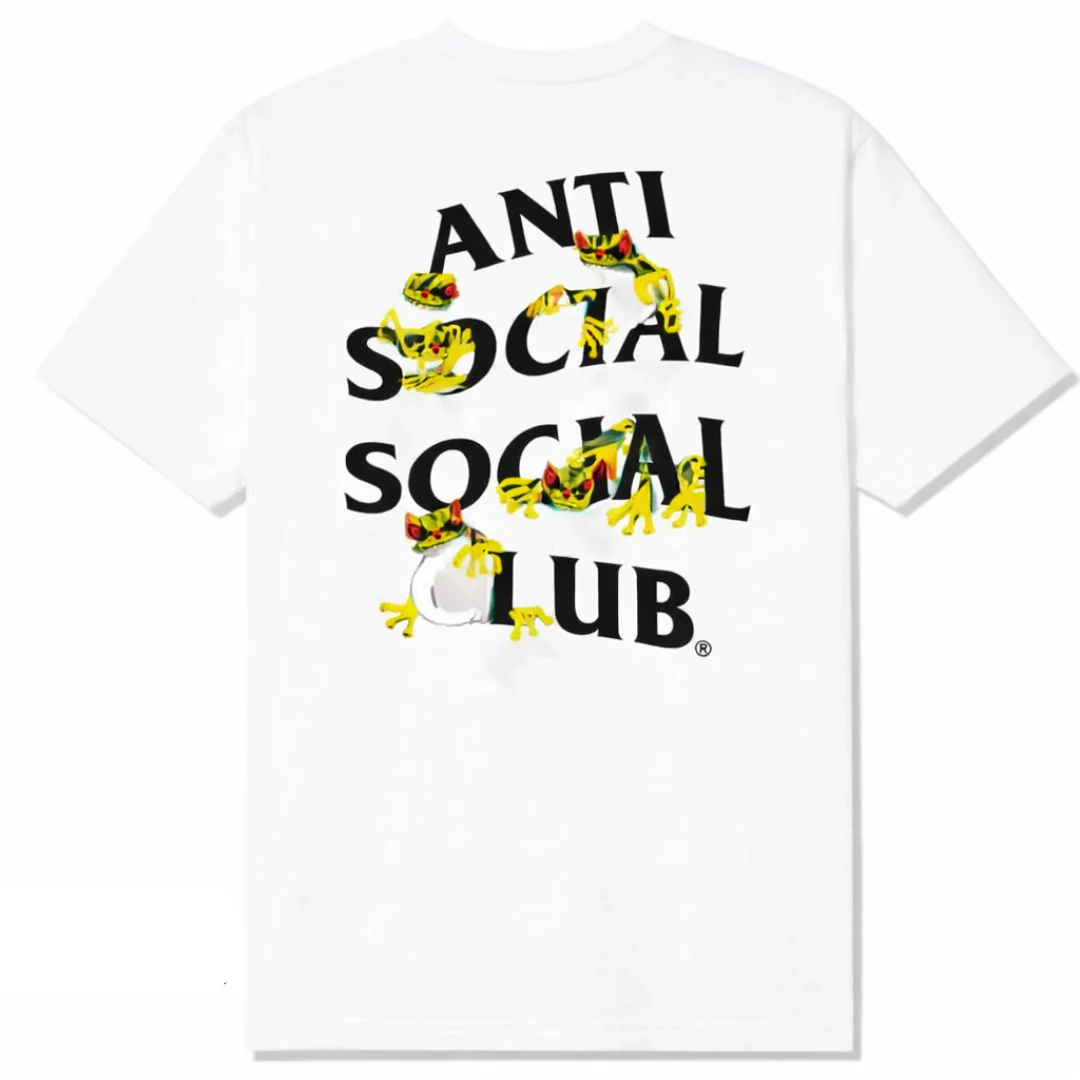 ASSC YELLOW BANDED TEE WHITE - Image 2