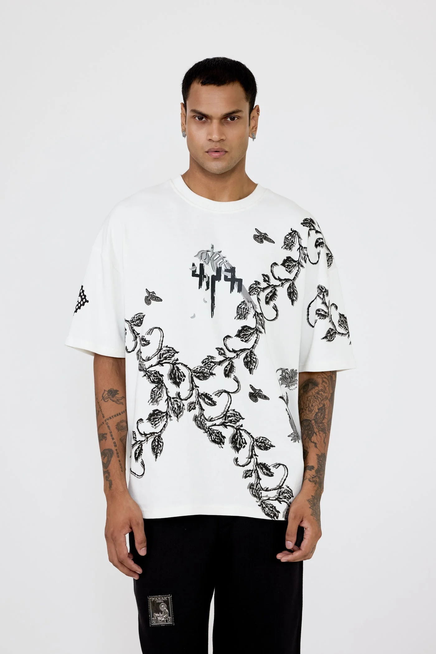 Baagh' Blockprint T-shirt - Image 2