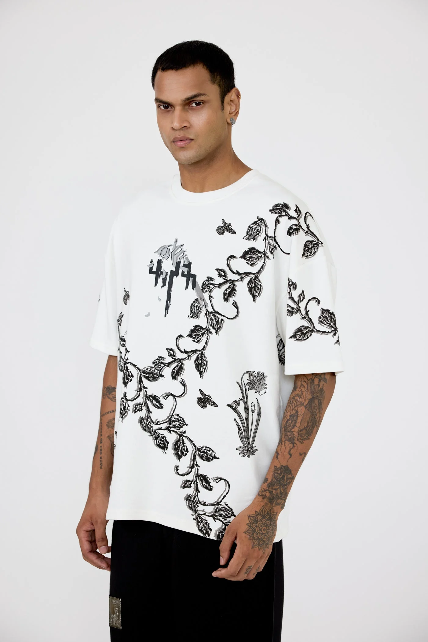 Baagh' Blockprint T-shirt - Image 4