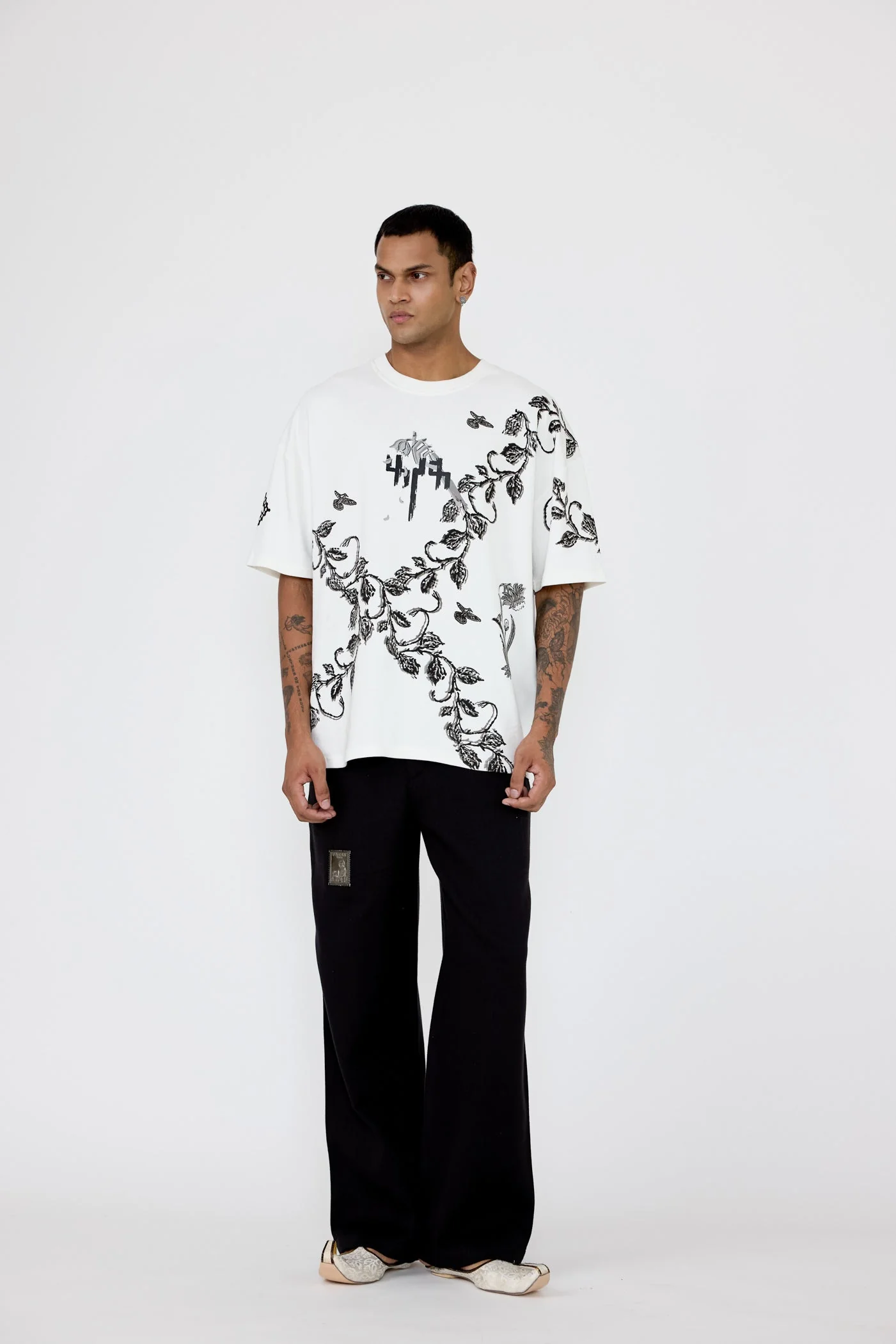Baagh' Blockprint T-shirt - Image 6