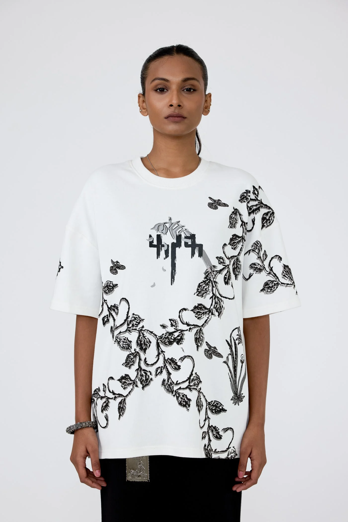 Baagh' Blockprint T-shirt - Image 7