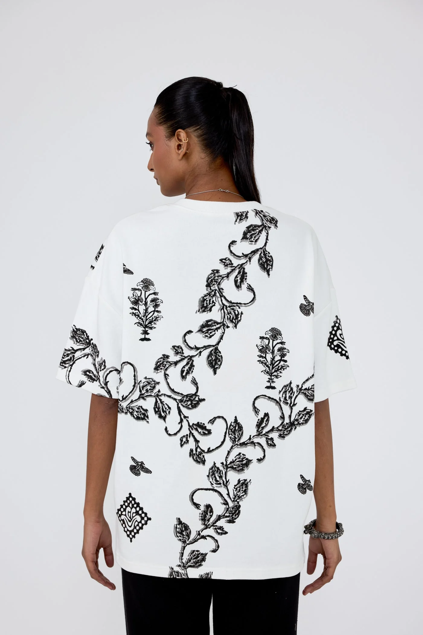 Baagh' Blockprint T-shirt - Image 8