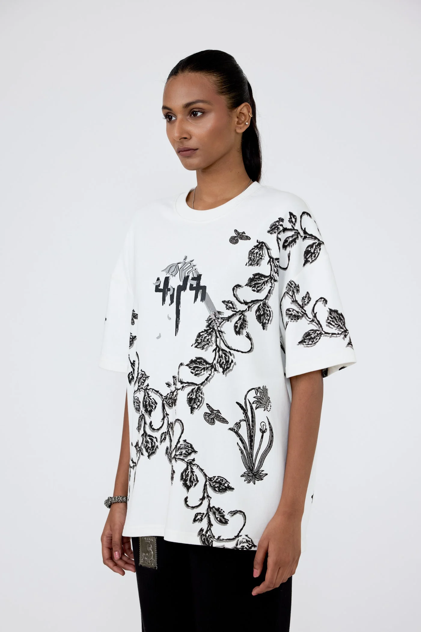 Baagh' Blockprint T-shirt - Image 9