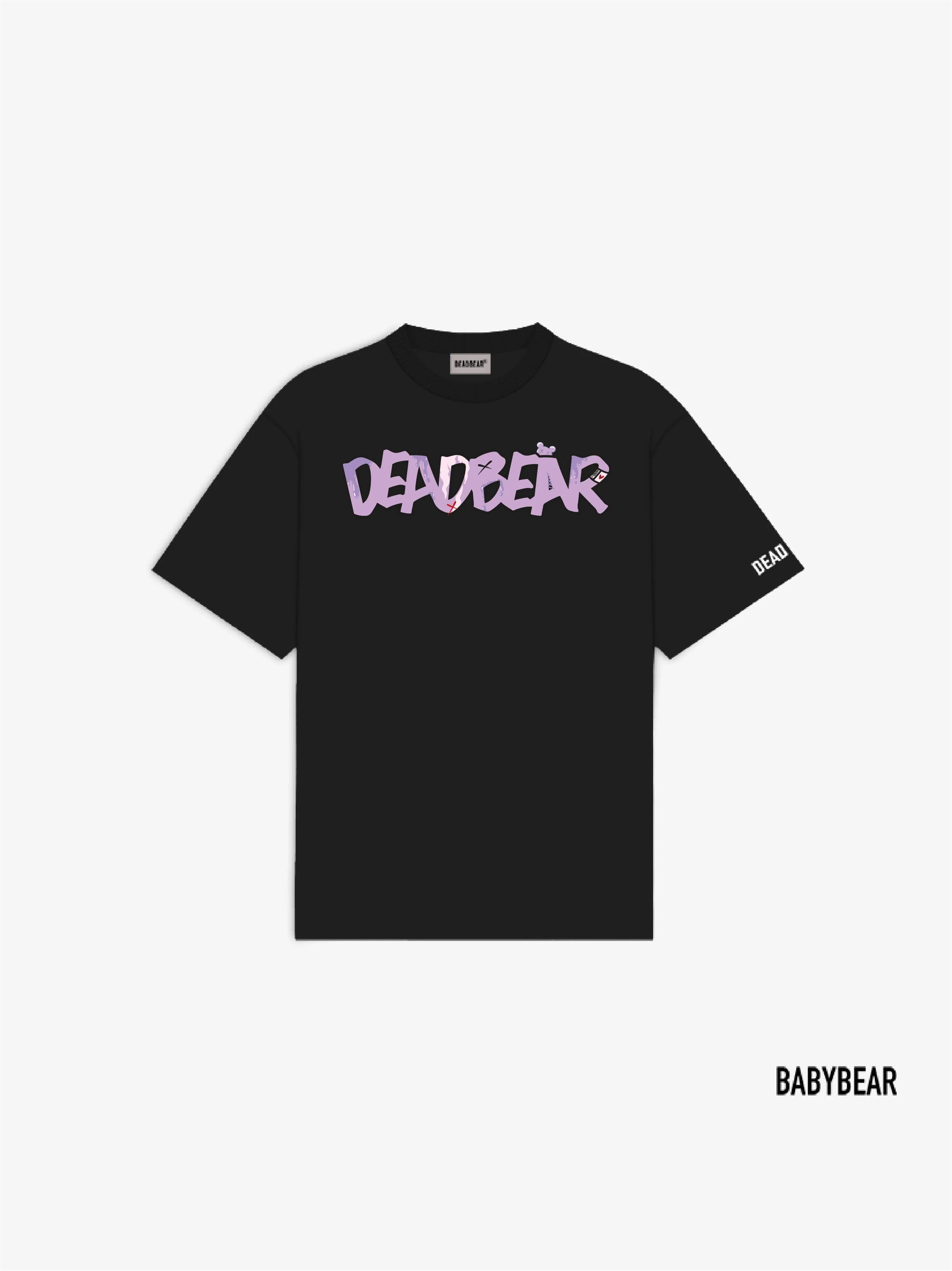 Babybear Harm No Bear Tee Black - for kids - Image 2