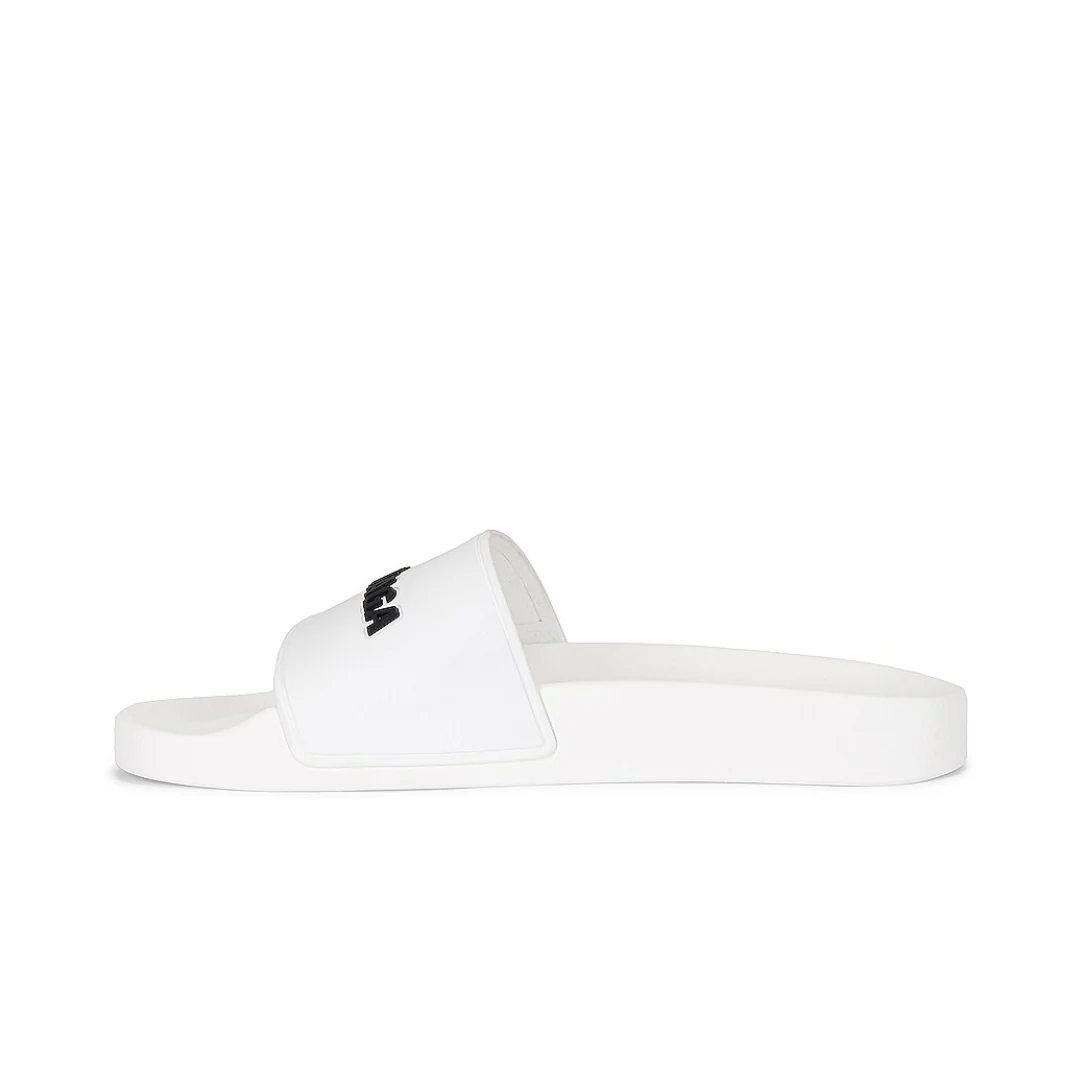 BALENCIAGA POOL SLIDE WHITE