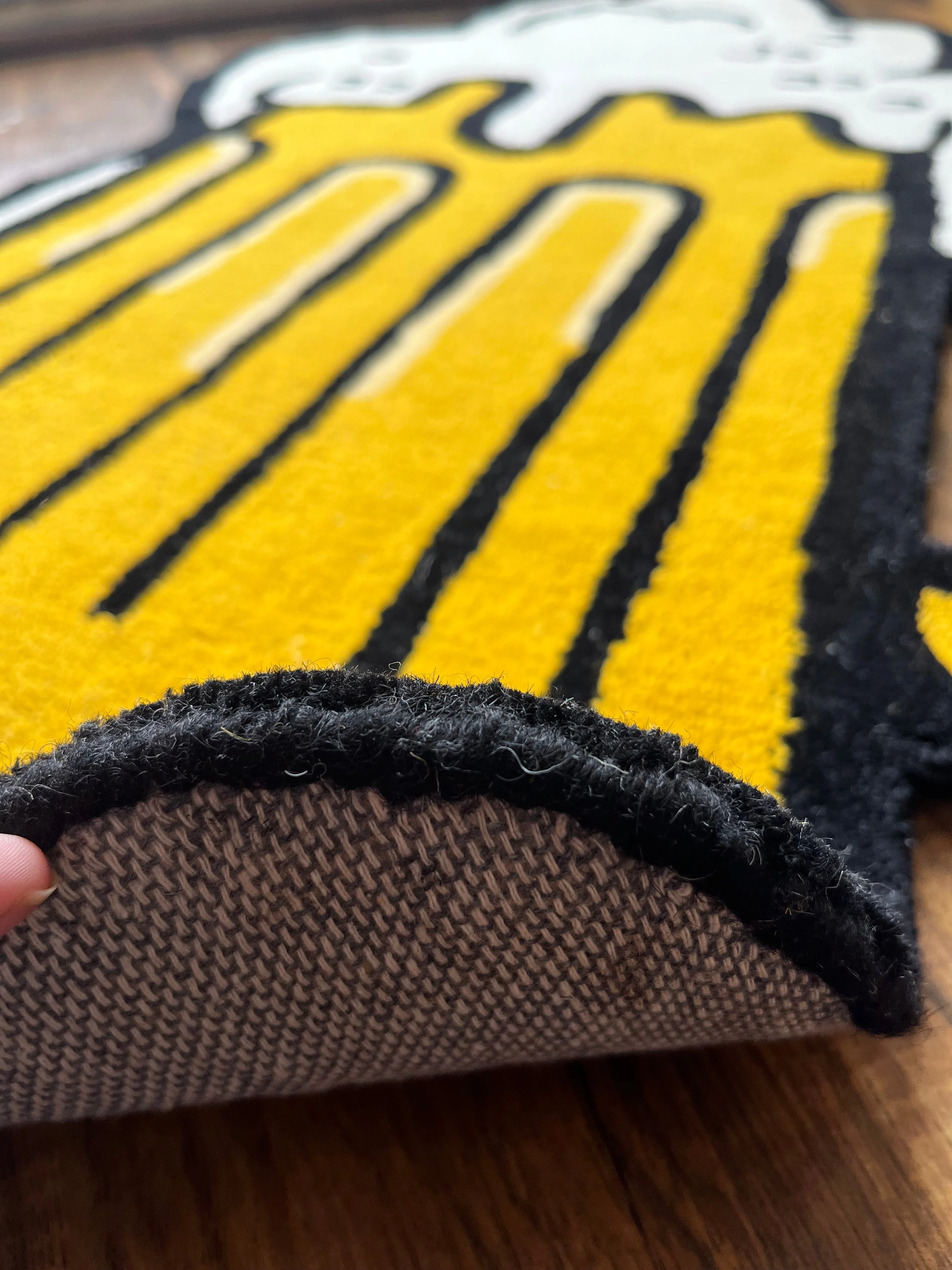 Beer Mug Hand Tufted Custom Rug by The Drip Co. - Image 3