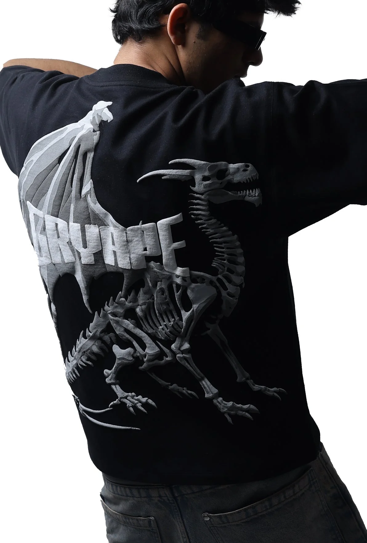 BLACK DRGN01 T-SHIRT - Image 3