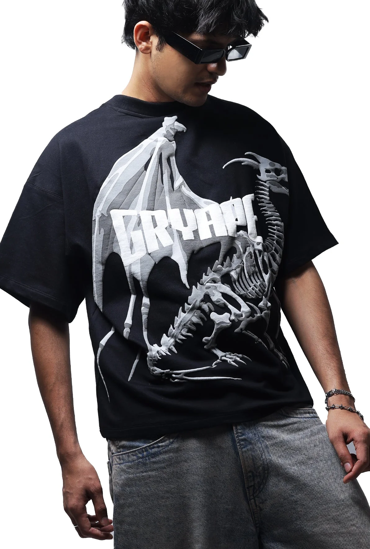 BLACK DRGN01 T-SHIRT - Image 6