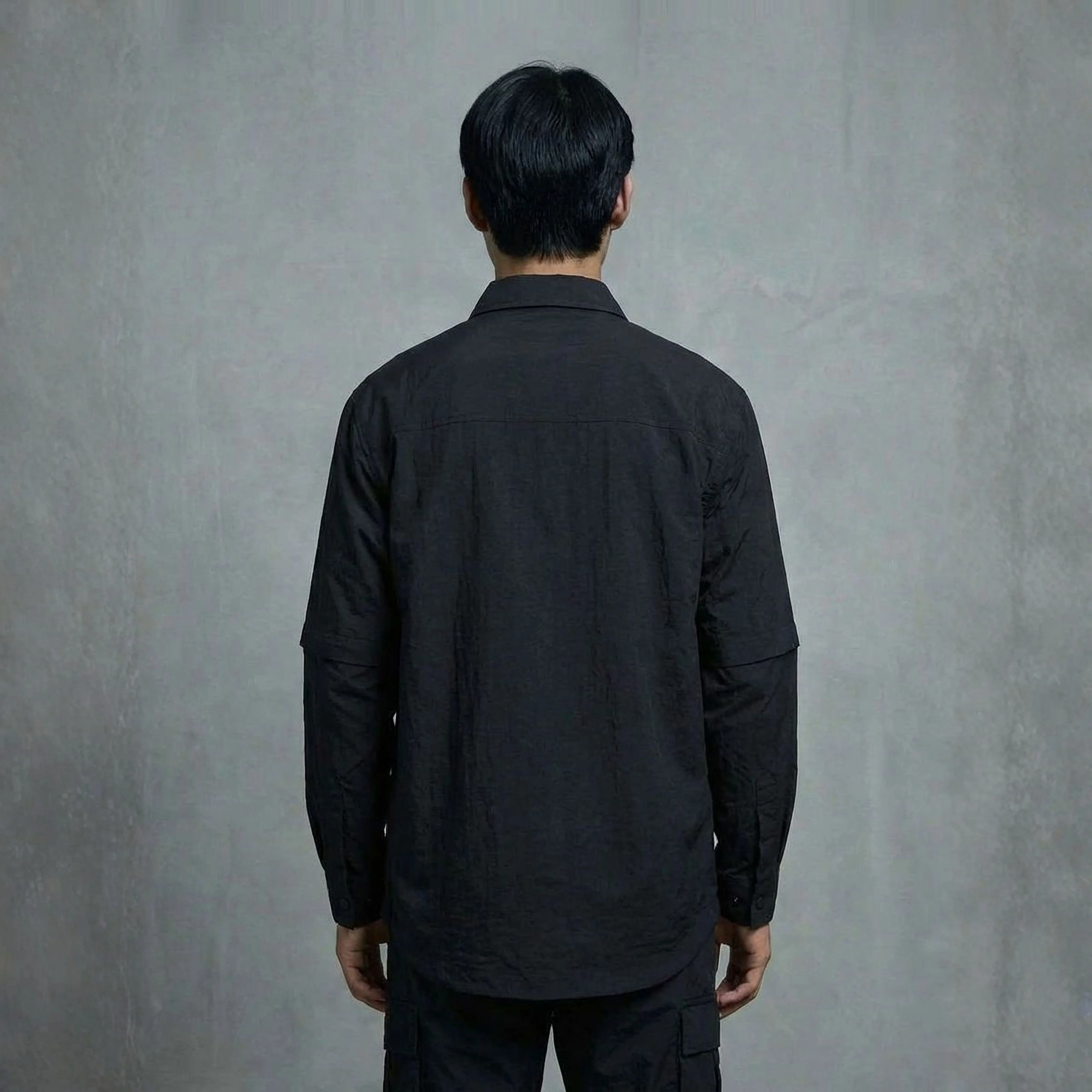 BLACK FIELD OVERSHIRT - Image 5